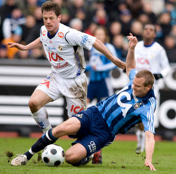 Sebastian Johansson, Halmstad, och Mattias Jonson,