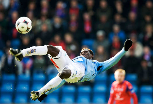 2-2 skytten Amadou Jawo brassespark, Cykelspark