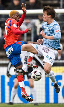 René Makondele och Andreas Dahlén