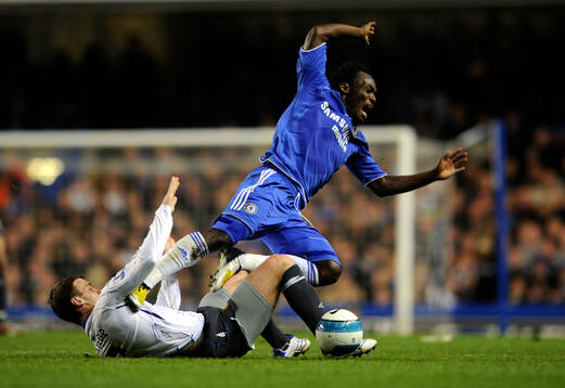Michael Essien, Chelsea och Ryan Taylor, Wigan