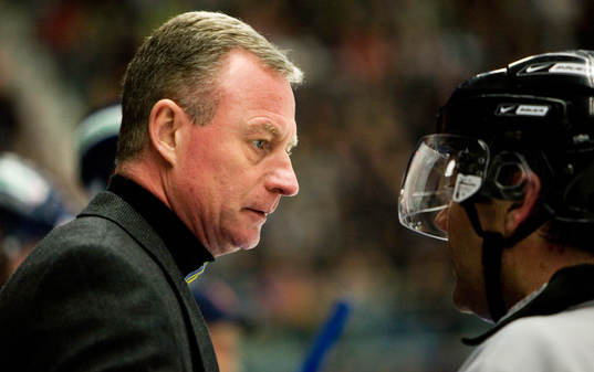 Jan Karlsson, tränare, Linköping och Thomas Andersson,