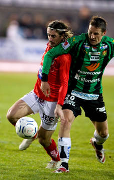 Cesar Santin, Kalmar och Kenneth Gustafsson, Gais