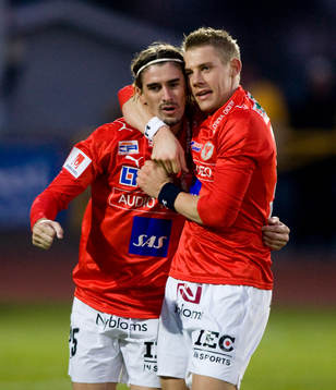 Cesar Santin och Patrik Ingelsten, Kalmar, jubel