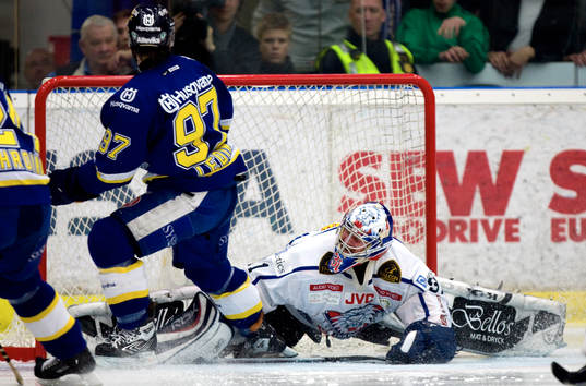 Rastislav Stana, målvakt och Per Ledin