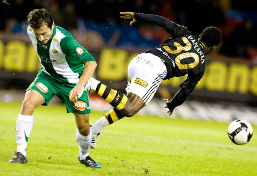 Louay Chanko, Hammarby, och Dulee Johnson, AIK