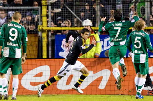 Jorge Ortíz, AIK, jubel