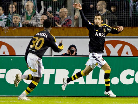 Jorge Ortíz, AIK, jubel