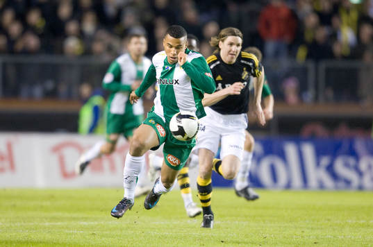 Charlie Davies, Hammarby och Nils-Eric Johansson, AIK