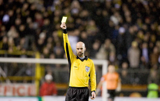 Gult kort, domare, Stefan Johannesson