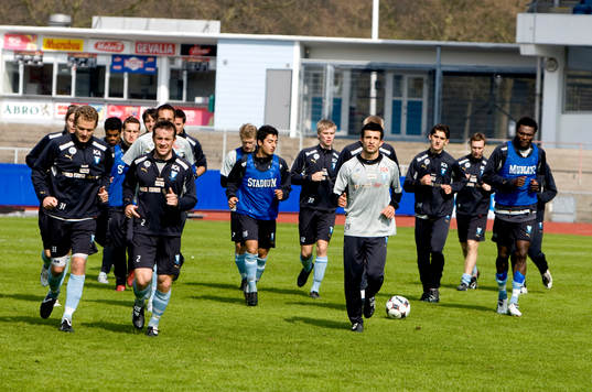 Fotboll, Träning Malmö FF