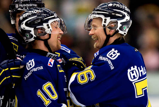 Johan Davidsson och Martin Thörnberg, jubel