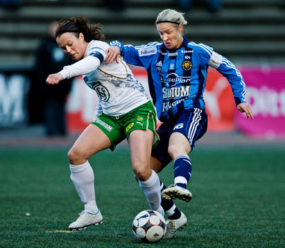 Jennie Jonsson, Hammarby och Victoria Svensson, Djurgården