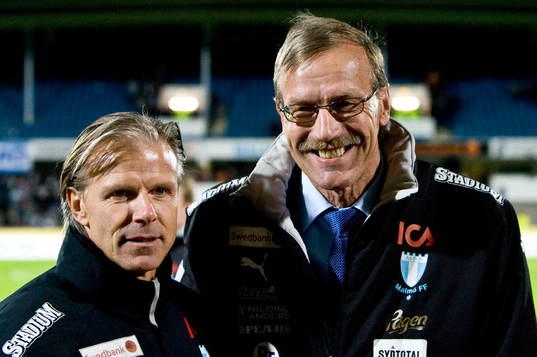 Roland Nilsson, tränare och Staffan Tapper, lagledare