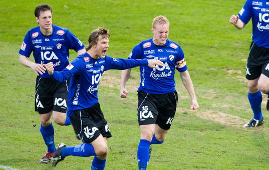 Peter Larsson, Halmstad, jubel
