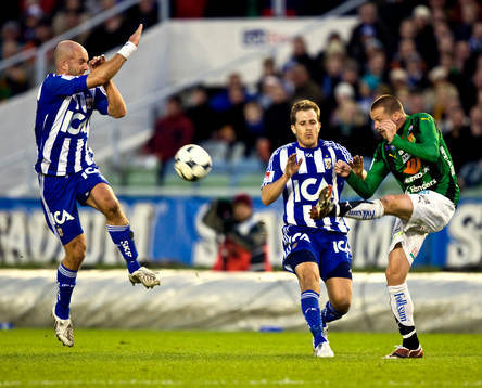 Fr v, Thomas Olsson, Tobias Hysén och Jonas Lundén