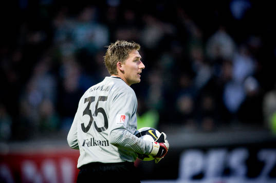 Kristoffer Björklund, målvakt, gör succé