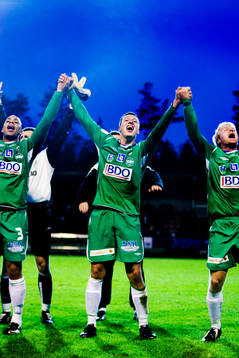 Martin Smedberg-Dalence, Ljungskile, matchhjälte, jubel