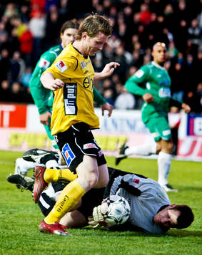 Michal Slawuta, Ljungskile, målvakt, Fredrik Berglund,