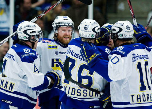 David Petrasek, HV71, gjorde 0-1
