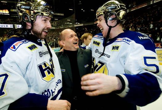 Per Ledin, Kent Johansson, tränare, Andreas Jämtin,