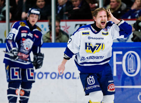 Jari Kauppila, HV71. Guldglädje, jubel, glädje, guld,