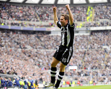 Michael Owen, Newcastle, jubel