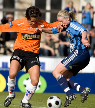 Fotboll, dam, Damallsvenskan, Djurgården - Kopparbergs /