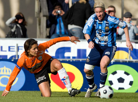 Fotboll, dam, Damallsvenskan, Djurgården - Kopparbergs /