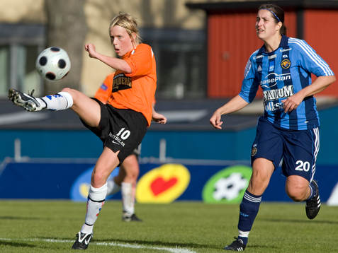 Fotboll, dam, Damallsvenskan, Djurgården - Kopparbergs /