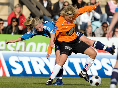 Fotboll, dam, Damallsvenskan, Djurgården - Kopparbergs /
