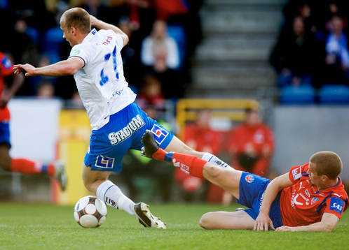 Christoffer Andersson stoppar Gunnar Thor Gunnarsson