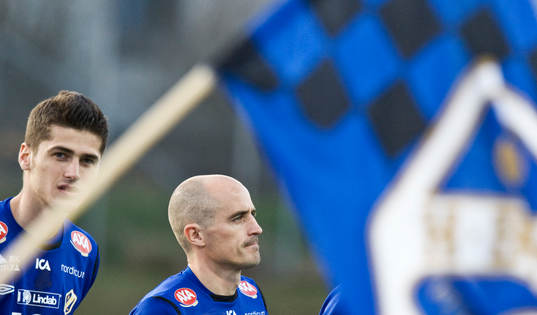 Ajsel Kujovic och Magnus Arvidsson, Halmstad