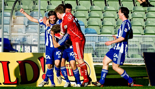 Jonathan Berg, Kim Christensen, målvakt, Tobias Hysén,