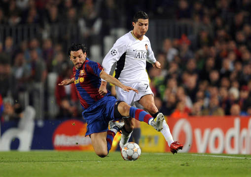 Gianluca Zambrotta och Cristiano Ronaldo