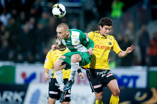 Petter Andersson, Hammarby, och Elmin Kurbegovic, Elfsborg