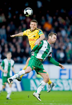 Anders Svensson, Elfsborg, och Mikkel Jensen, Hammarby