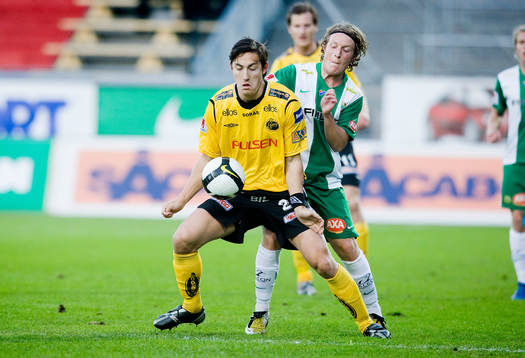 Stefan Ishizaki, Elfsborg, och Haris Laitinen, Hammarby