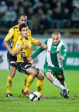 Elmin Kurbegovic, Elfsborg, och Petter Andersson, Hammarby,