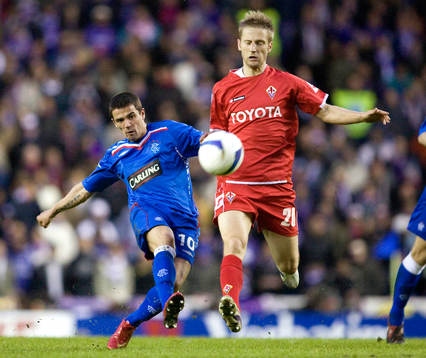 Nacho Novo, Rangers och Martin Jörgensen, Fiorentina