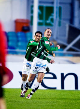 David Durmaz,  Daniel Nicklasson, jubel