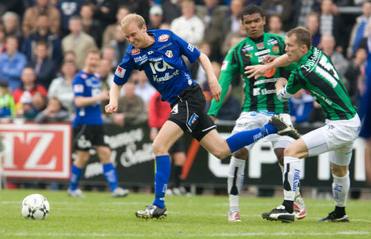 Andreas Johansson, Fredrik Lundgren och Wanderson do Carmo