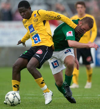 Mjällby - Jönköpings Södra: Patrick Osiako, Mjällby