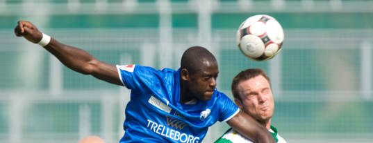 Michael Mensah och Mikkel Jensen