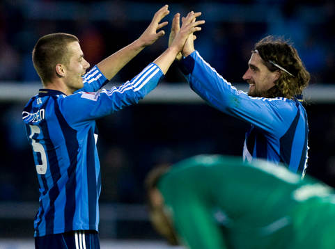Sölvi Ottesen och Jan Tauer, Djurgården, jubel