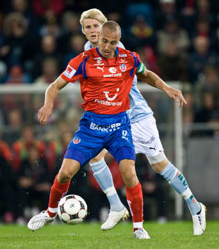 Henrik Larsson, Helsingborg och Ola Toivonen, Malmö