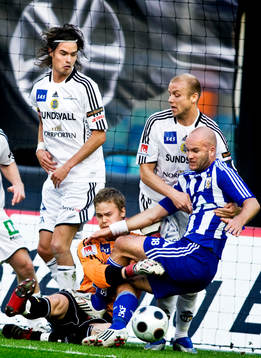 Mikael Lustig, Stefan Ålander, Andreas Lindberg, målvakt,