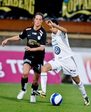 Fotboll, dam, Damallsvenskan, Kopparbergs / Göteborg -
