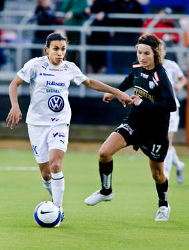Fotboll, dam, Damallsvenskan, Kopparbergs / Göteborg -