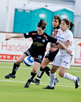 Fotboll, dam, Damallsvenskan, Kopparbergs / Göteborg -