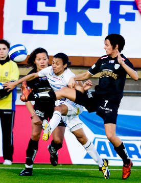 Fotboll, dam, Damallsvenskan, Kopparbergs / Göteborg -